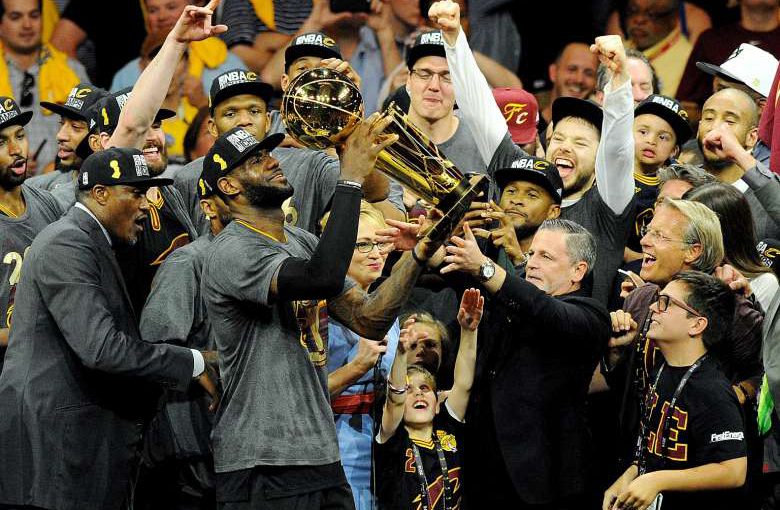 Put in Bay Cheers the Cleveland Cavaliers!