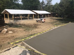 Island Club Pavilion Construction