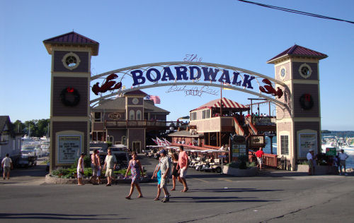 the boardwalk